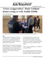 ‘Gross exaggeration’: Rudy Giuliani denies owing ex-wife Judith $260K